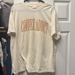 Pink lily Coffee Addict' T-Shirt